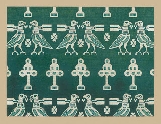 Vintage Art Nouveau Fabric