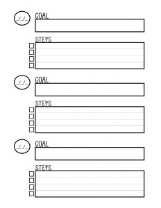 Free Printable Goal Setting Worksheet - Planner