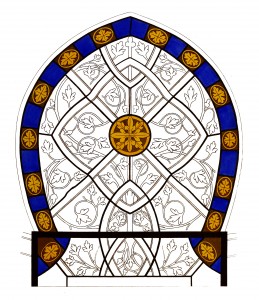Vintage Illustration - Stained Glass