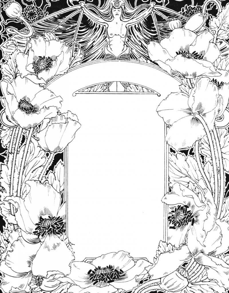 Vintage Art Nouveau Illustrations The Graffical Muse