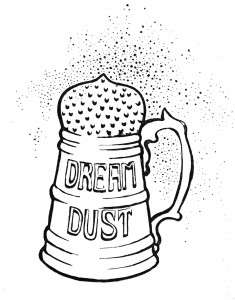 Vintage Clip Art Dream Dust Shaker Illustration