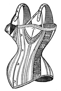 Vintage Corset Illustration