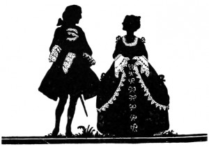 Free Vintage Clip Art - Silhouettes 