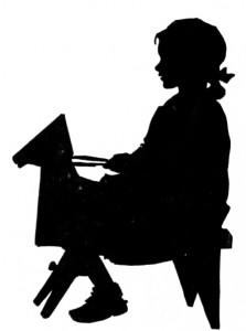 Free Vintage Clip Art - Silhouettes 