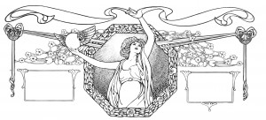 Free Vintage Clip Art Art Nouveau Ornament