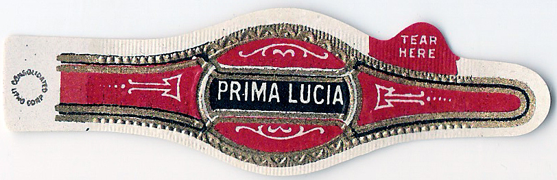 Vintage cigar label