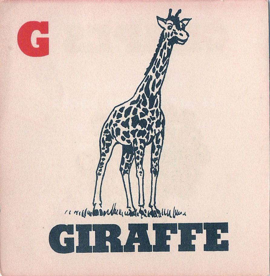 Vintage Children's Game Pieces - Animals