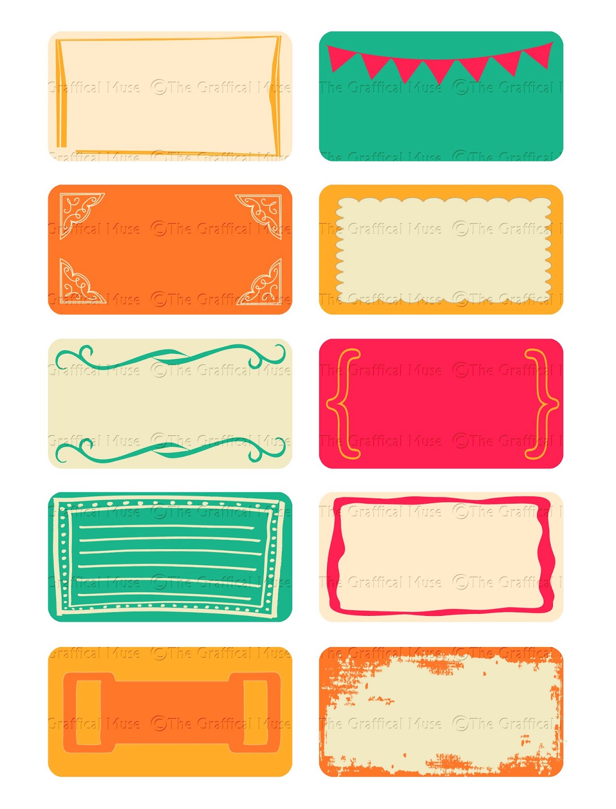 Whimsical Printable Lunch Box Note Cards With Inspirational Quotes