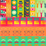 Free Scrapbook Papers Commercial Use Hipster Style CU