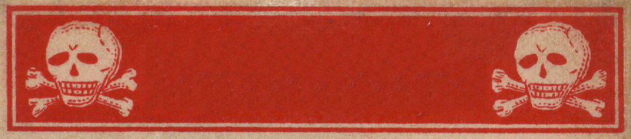 Vintage Poison Label