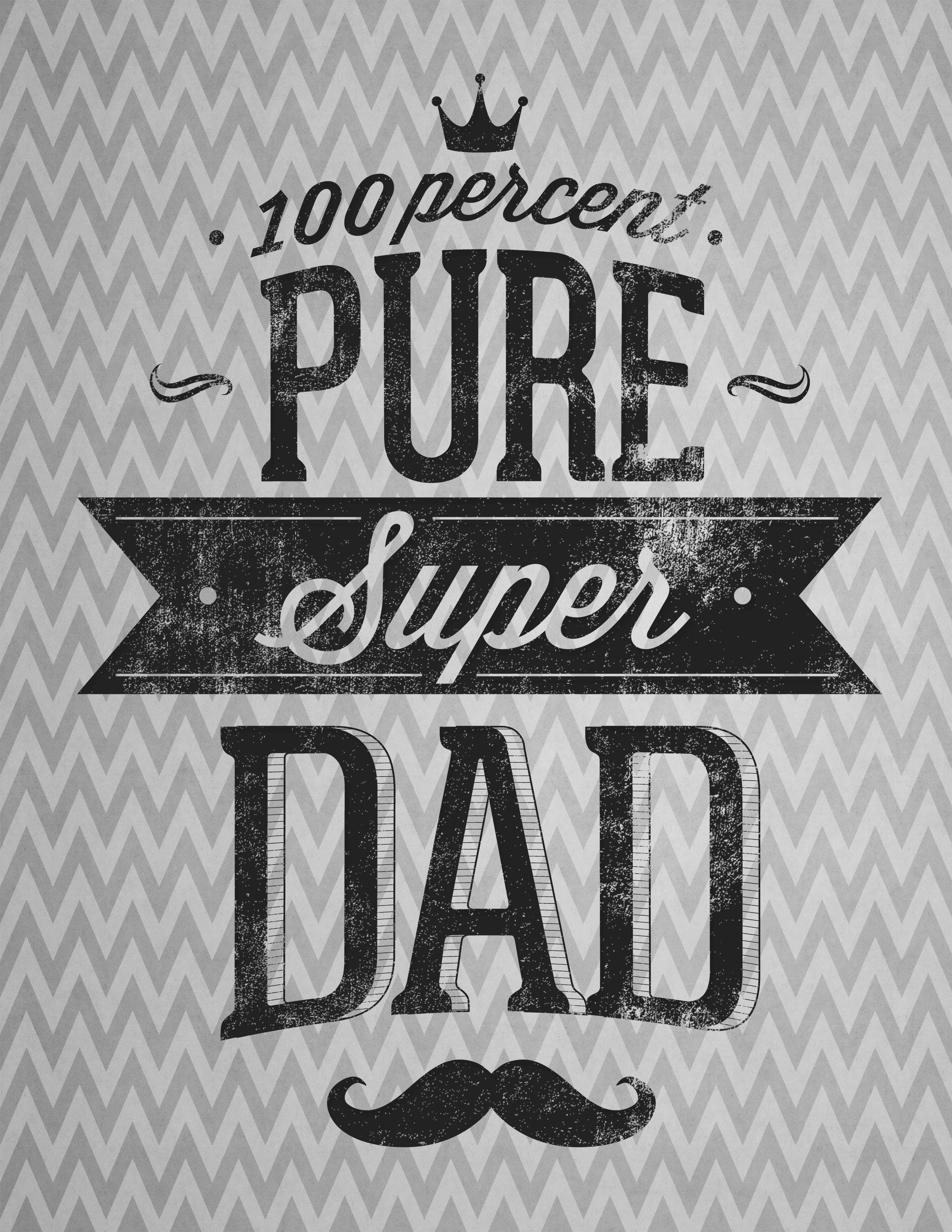 Free Printable Poster for Father's Day