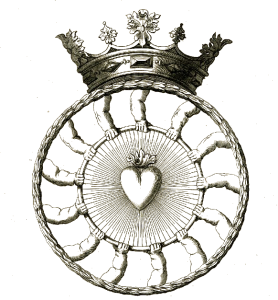 hearaldic vintage illustration