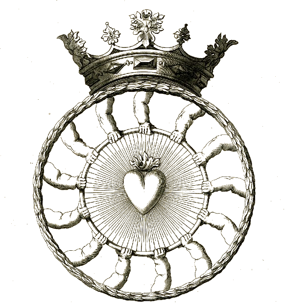hearaldic vintage illustration