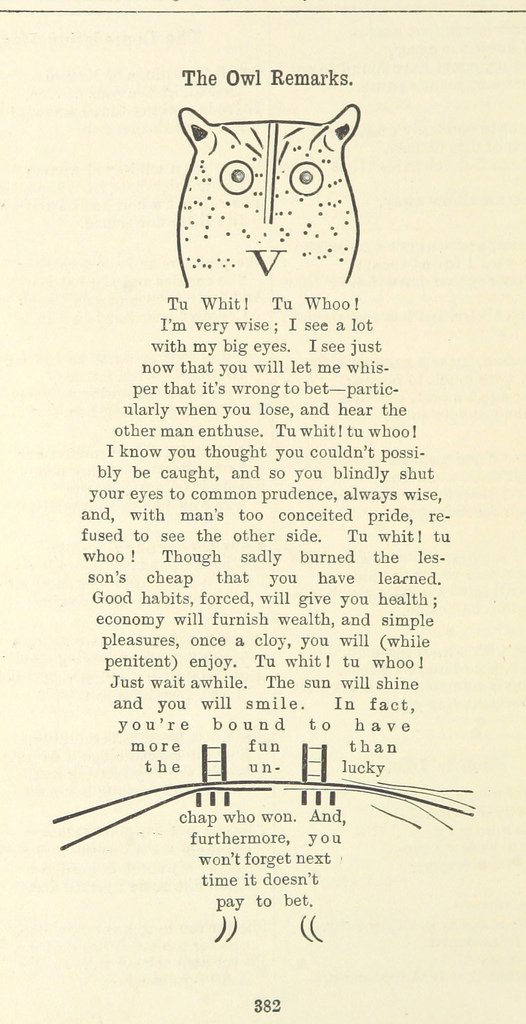 Typographic Owl