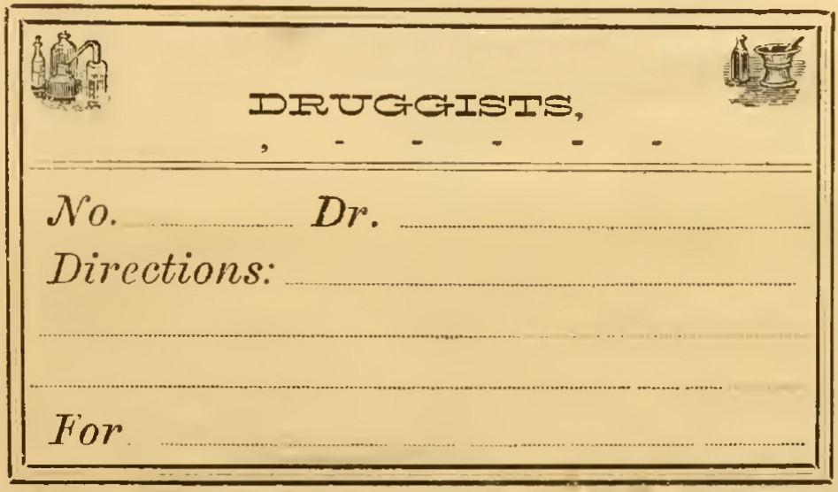 Vintage Pharmacy Label