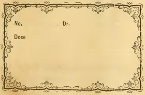 Vintage Pharmacy Label