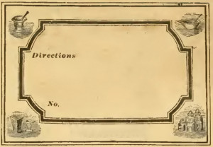 Vintage Pharmacy Label