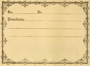 Vintage Pharmacy Label