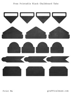 Free Printable Tabs