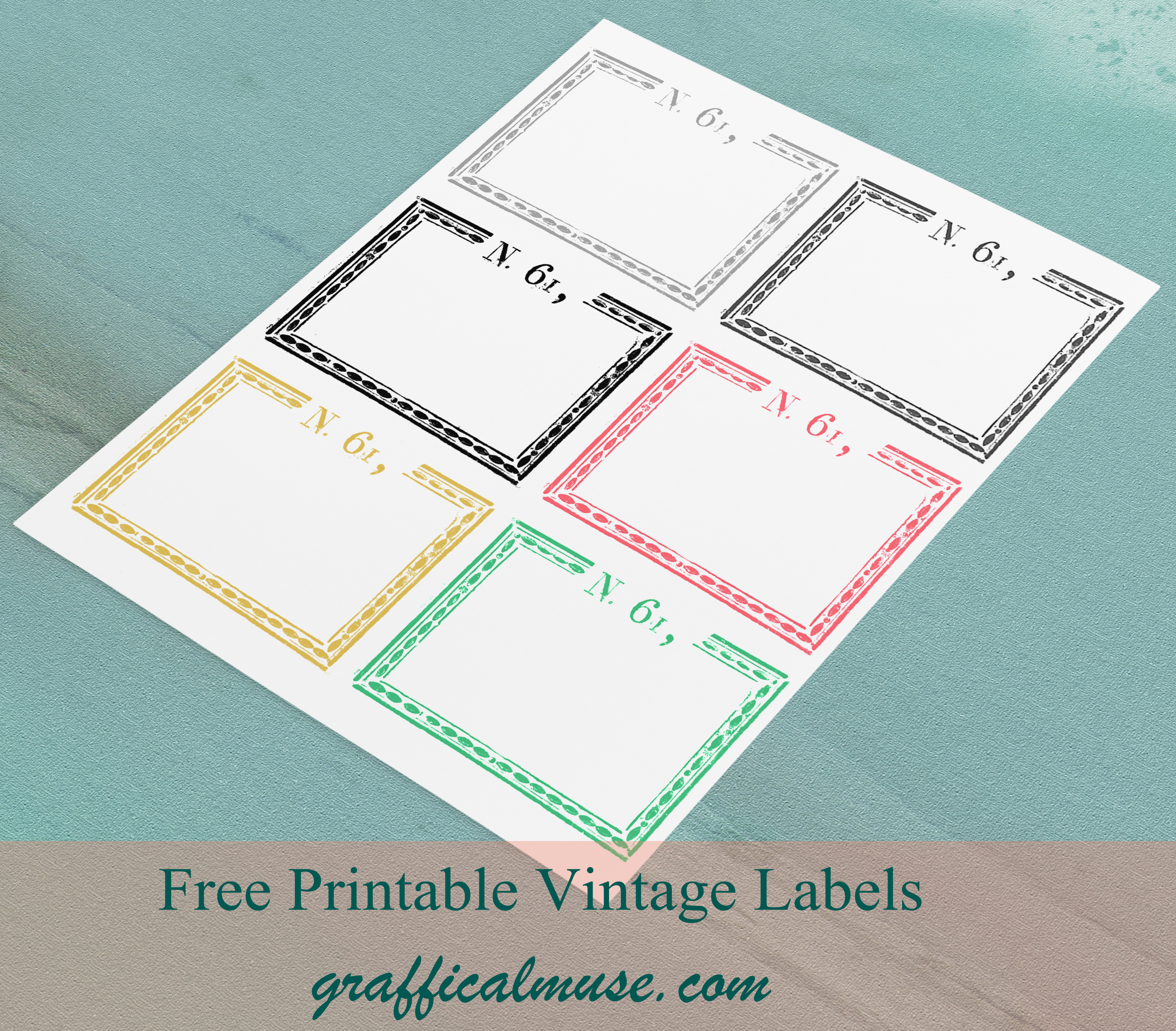 Free Printable Vintage Labels