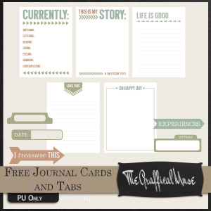 Journaling Cards and Tabs