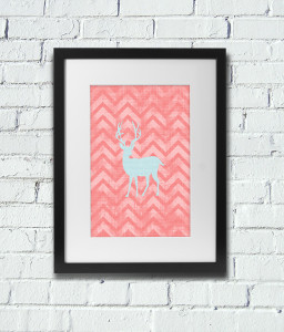 Free Printable Wall Art - Deer