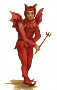 Vintage Clip Art Devil