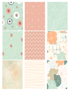 Free Printable ATC Background Collage Sheet