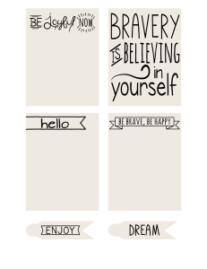 Free Printable Journaling Cards
