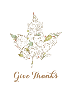 Free Printable Wall Art - Give Thanks