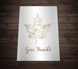 Free Printable Wall Art - Give Thanks
