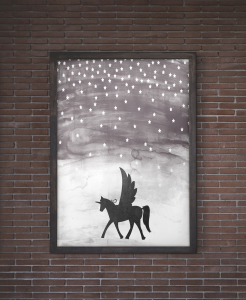 Free Printable Unicorn Wall Art