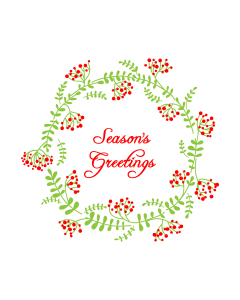 Seasons Greetings Christmas Wall Art Free Printable