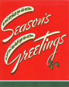 Vintage Christmas Card