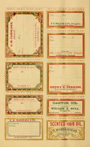 Vintage Pharmacy Labels