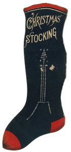 Vintage Victorian Christmas Die Cut