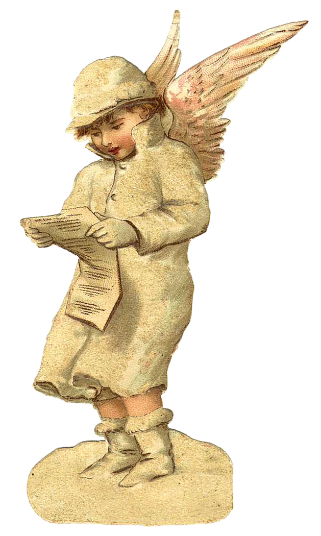 Vintage Victorian Christmas Die Cut