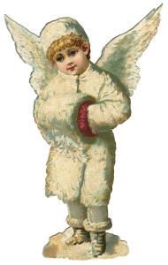 Vintage Victorian Christmas Die Cut