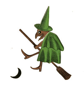 Vintage Witch Illustration