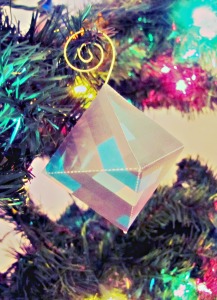 Free Printable Minecraft Ornament - Diamond