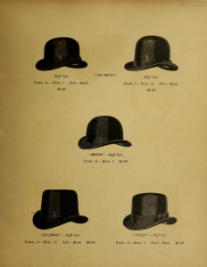 Vintage Men's Hat Advertisement
