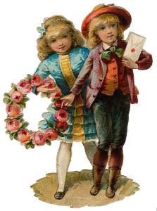 Vintage Victorian Christmas Die Cut Clip Art Day Eight