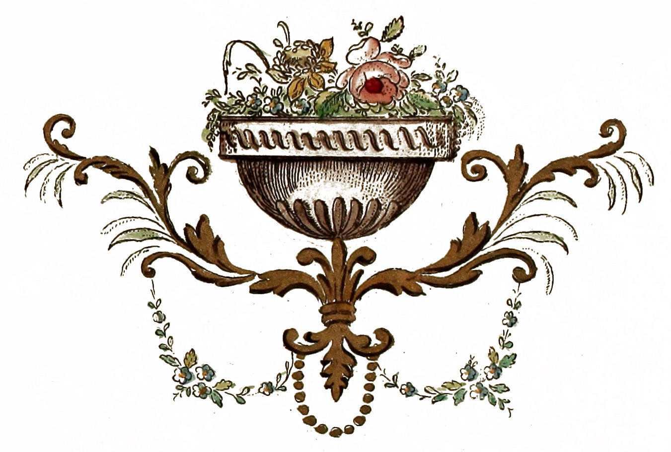 Vintage Victorian Clip Art Illustration