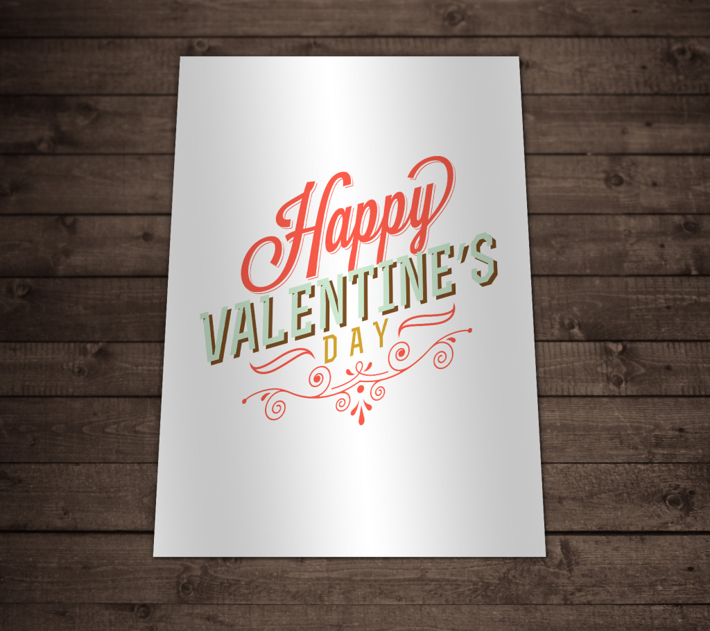 Free Printable Valentine s Day Wall Art Poster MU 2