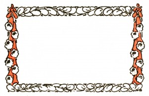 Vintage Art Nouveau Frame Illustration