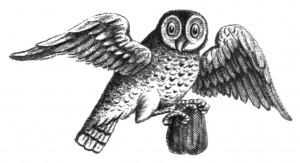 Vintage Illustration, Owl Clip Art
