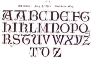 Vintage Typography - Ornamental Lettering