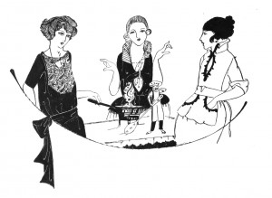 Vintage Illustration - Fashionable Art Deco Ladies