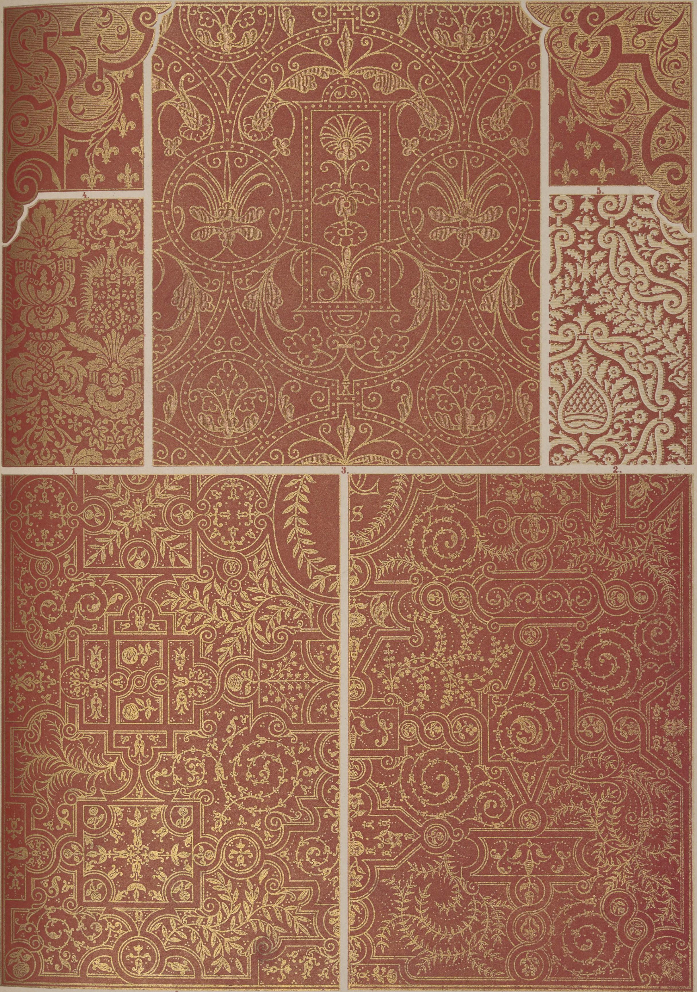 Vintage Ornamental Patterns of the French Renaissance
