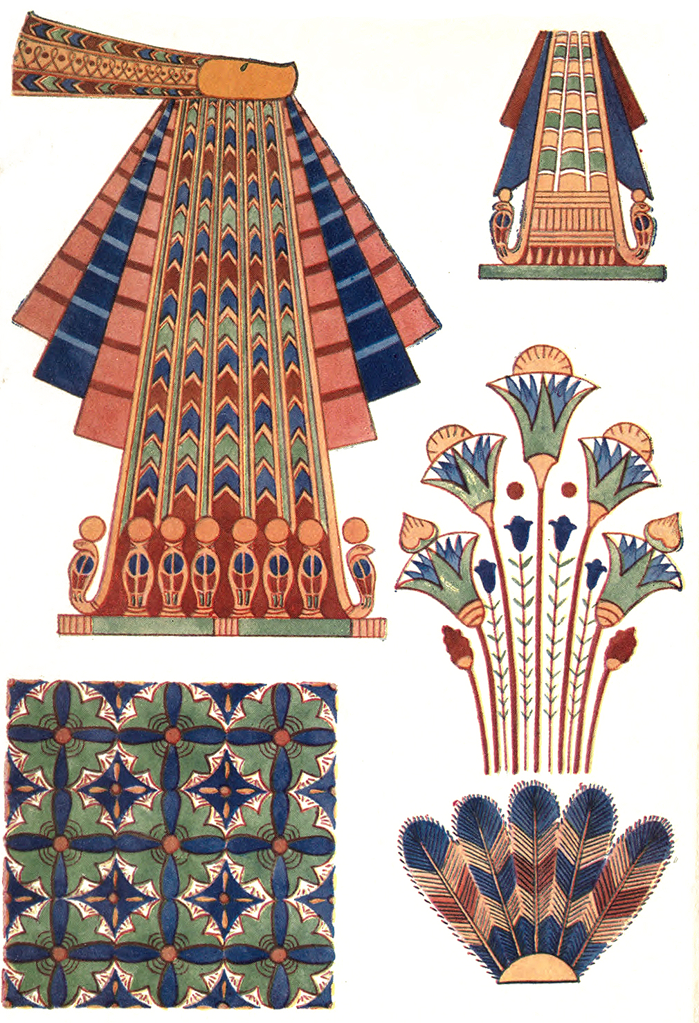 Vintage Print - Ancient Egyptian Ornament